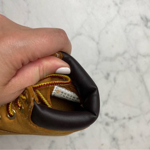 Timberland Toddler 7 Suede Leather Winter Work Boots - Picture 11 of 14